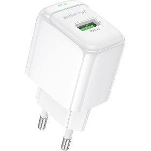 Сетевое зарядное устройство BOROFONE (6941991113789) BAS42A 1USB 3.0A QC3.0 18W белый