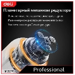 Дрель-шуруповерт Deli DE-CZ16-1A2, 16 В, 2 Ач, 44 Нм, бесщеточный, ударный