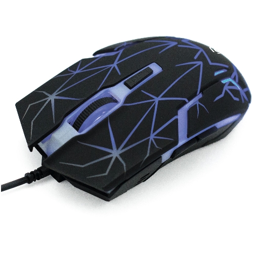 Мышь проводная Oklick 701G черный, 3600 dpi, USB, кнопки - 6