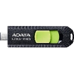 Флешка USB ADATA UC300 (ACHO-UC300-128G-RBK/GN), 128Gb, Type-C USB 3.2, R/W 100/30, черный/зеленый