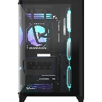 Компьютерный корпус AeroCool/Formula Crystal U2 Floe черный без БП ATX 1xUSB 2.0 1xUSB 3.0 1xUSB3.1 audio bott PSU