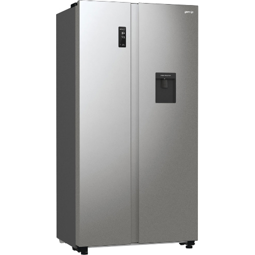 Холодильник Gorenje NRR9185EAXLWD серебристый двухкамерный 353/191л морозилка снизу, No Frost, Side by Side