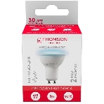Лампа cветодиодная LED Thomson TH-B2327 GU10, полусфера, 8Вт, 6500К, белый холодный, 1 шт.