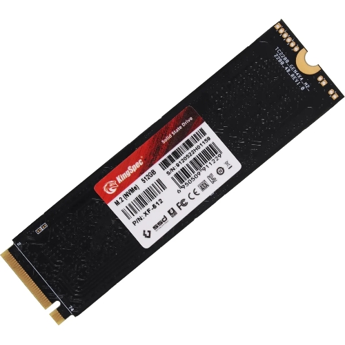 Накопитель SSD Kingspec PCI-E 4.0 x4 512Gb XF-512 M.2 2280