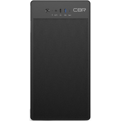 Компьютерный корпус CBR PCC-MATX-V285-WPSU черный mATX, Minitower V285, без БП, 1хUSB 3.0 Type-C, 1хUSB 3.0, 1хUSB 2.0, HD Audio+Mic, кабель питания 1.2м