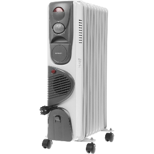 Обогреватель масляный Centek CT-6203-9 (9 секций) белый, 2400 Вт, 20 м2, 3 режима, термостат