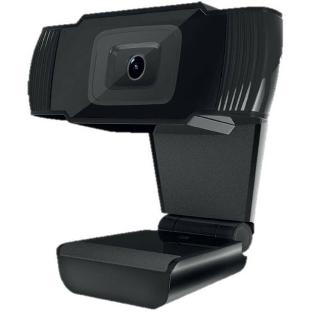 Веб-камера CBR CW 855FHD Black 1920x1080, 30 кадр/с, USB 2.0 Type-A, микрофон, фиксированная фокусировка, угол обзора 75°, крепление на мониторе, кабель 1.8 м