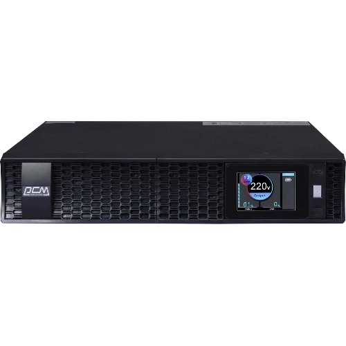 Источник бесперебойного питания Powercom Next, On-Line, 2000VA/2000W, Rack/Tower, 8*IEC320-C13 + 2*C19, LCD, Serial+USB, SmartSlot, подкл. доп. Бат.