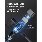 Пылесос вертикальный Zigmund & Shtain ZVC-1510 серый, питание от аккумулятора, 450 Вт, уборка суxая/влажная, пылесборник 0.5 л