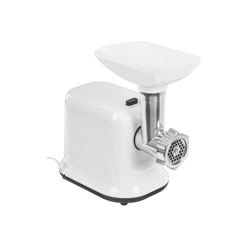 Мясорубка электрическая Sakura SA-6420SW белый, 1500 Вт, 1.4 кг/мин, реверс, защита от перегрузки, насадки - 4