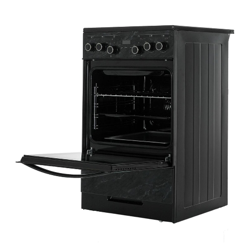 Плита электрическая Gefest ЭП Н Д 5560-03 0053 черный, конфорок 4 шт, духовка 55 л, 50 см x 85 см x 58.5 см