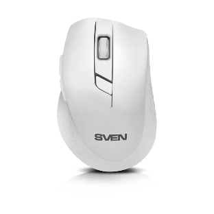 Мышь беспроводная SVEN RX-425W белый, 1600 dpi, радиоканал, USB, кнопки - 6