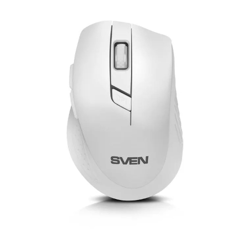 Мышь беспроводная SVEN RX-425W белый, 1600 dpi, радиоканал, USB, кнопки - 6