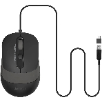 Мышь проводная A4Tech Fstyler FM10ST серый, 1600 dpi, USB, кнопки - 4