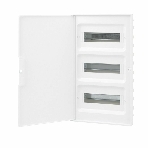 Щиток встраиваемый FRAME DKC F36B1WW 36мод. с бел. дверцей с 4 шинами PEN (2шт на 8 отверст. и 2шт на 10 отверст.) белый