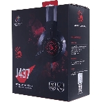Гарнитура Bloody J437 чёрный, проводная, подсветка