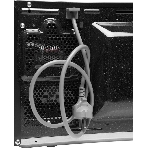 Микроволновая печь Samsung MS23T5018AK/BW черный, 23 л, 800 Вт, переключатели - сенсор