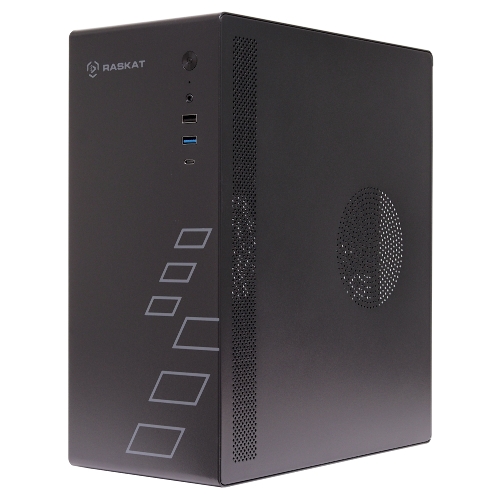 Компьютер Raskat Standart 300 (Intel Core i3 10100, RAM 16Gb, SSD 480Gb, no OS, kb+ms, черный)