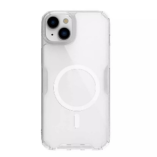 Чехол Nature TPU Pro Magnetic Case, белый, (AP IP15 Plus)
