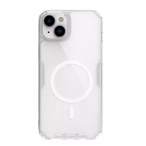 Чехол Nature TPU Pro Magnetic Case, белый, (AP IP15 Plus)