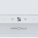Вытяжка наклонная Krona Irma A 600 White S белый/серебристый, 59.5 см, 1300 куб. м/ч, 65 дБ