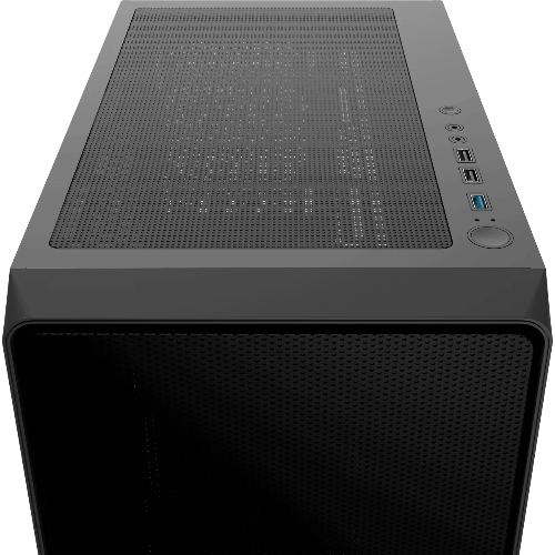 Компьютерный корпус Ocypus Gaммa C60 BK ATX/win/black/no PSU/Tempered Glass