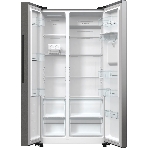 Холодильник Gorenje NRR9185EAXLWD серебристый двухкамерный 353/191л морозилка снизу, No Frost, Side by Side