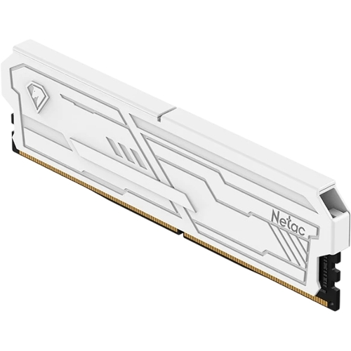 Оперативная память Netac Shadow III, DDR4, 32GB (1x32GB), 3200 MHz, CL22, с радиатором, белый