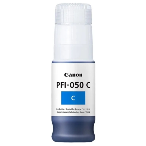 Картридж струйный Canon PFI-050C 5699C001 голубой (70мл) для Canon imagePROGRAF TC-20M