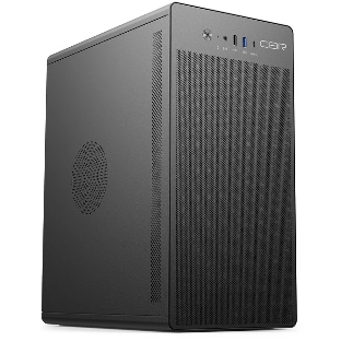 Компьютерный корпус CBR PCC-MATX-V285-WPSU черный mATX, Minitower V285, без БП, 1хUSB 3.0 Type-C, 1хUSB 3.0, 1хUSB 2.0, HD Audio+Mic, кабель питания 1.2м