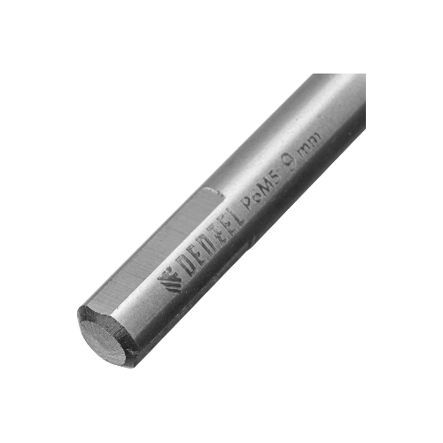 Сверло спиральное по металлу Denzel 9 x 125мм, Р6М5, Golden Tip, многогранная заточка