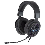 Гарнитура Acer AHW120 чёрный, проводная, USB, подсветка