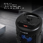 Минисистема Hyundai H-MC150 черный 50Вт/FM/USB/BT/SD/MMC