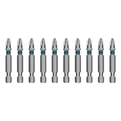 Бита Gross PH2х50 мм, сталь S2, шестигр., отрывн., 10 шт.