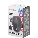 Мышь беспроводная Defender Tiana MB-055 черный, 1000 dpi, радиоканал, USB, кнопки - 3