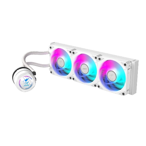 Система жидкостного охлаждения Gigabyte AORUS WATERFORCE X II 360I белый, 3 x 120мм ARGb Fan, sTR5, RTL (9JAWTX2360I-00-10)