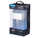 Сетевое зарядное устройство Maxvi CHL-603PD Type-C\USB 30W 6A (3A+3A) PD QC3.0, белый