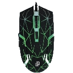 Мышь проводная Oklick 701G черный, 3600 dpi, USB, кнопки - 6