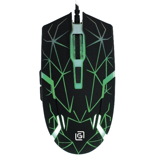 Мышь проводная Oklick 701G черный, 3600 dpi, USB, кнопки - 6