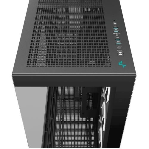 Компьютерный корпус Deepcool CH780 черный (ATX, без БП, ARGb, 4xUSB3.2 Type-A + USB3.2 Type-C) (R-CH780-BKADE41-G-1) MidiTower