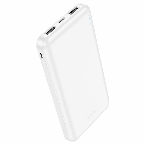 Портативный аккумулятор Hoco J100 High-ranking 10000mAh 2.1A 2xUSB-A белый (J100 HIGH-RANKING WHITE)