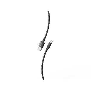 Кабель Smartbuy (iK-522-S14b) S14 Lightning черный, 3 А, 2 м,