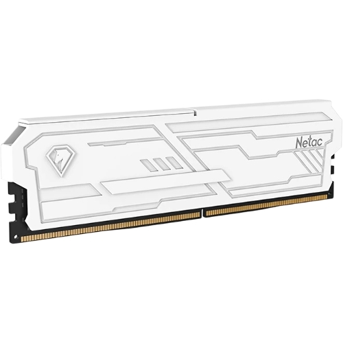 Оперативная память Netac Shadow III, DDR4, 32GB (1x32GB), 3200 MHz, CL22, с радиатором, белый