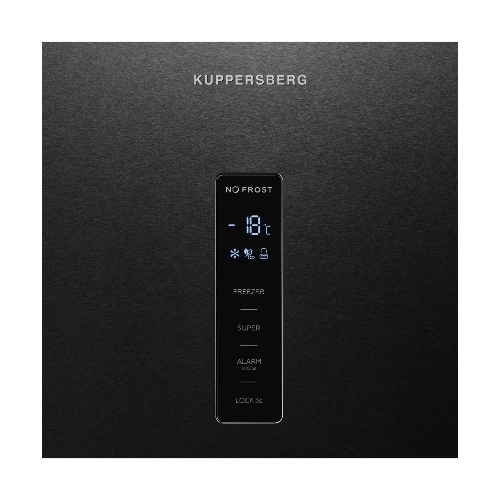 Морозильная камера Kuppersberg NFS 189 DX, черный, 262л, 6 ящиков