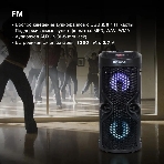 Минисистема Hyundai H-MC150 черный 50Вт/FM/USB/BT/SD/MMC
