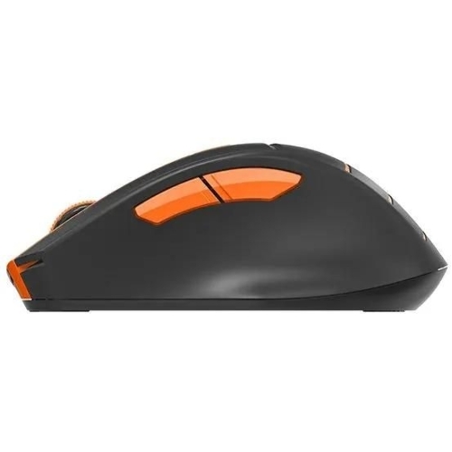 Мышь беспроводная A4Tech Fstyler FG30 серый/оранжевый, 2000 dpi, радиоканал, USB, кнопки - 5