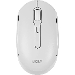 Мышь беспроводная Acer OMR308 белый, 1600 dpi, радиоканал, Bluetooth, USB, кнопки - 4