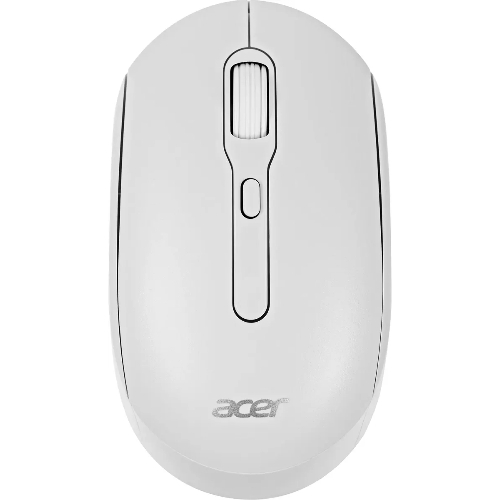 Мышь беспроводная Acer OMR308 белый, 1600 dpi, радиоканал, Bluetooth, USB, кнопки - 4