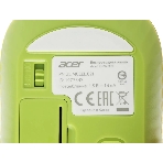 Мышь беспроводная Acer OMR205 зеленый/желтый, 1200 dpi, радиоканал, USB, кнопки - 3