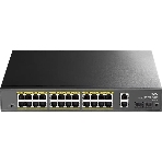 Коммутатор Cudy GS1026PS2, 24×1 Гбит/с, 2×1 Гбит/с Combo (RJ-45/SFP), 2×1 Гбит/с SFP